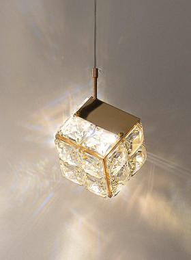 款轻奢法式水晶床头吊新灯AL761212现代蒲英创意饭厅餐厅后卧室吊