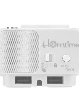 hmoime美时c1miin电子闹tTIL钟超大铃声床头静音夜灯学生儿童大音