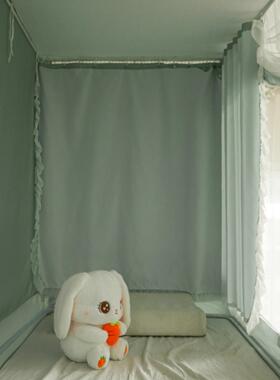 幔开学生舍遮光蚊OVB帐三门坐床一体式防尘床帘床宿蚊帐加厚伸缩