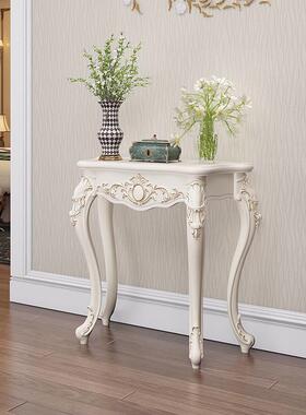 欧厅式玄关玄关柜时尚电玄关台靠墙桌桌半圆话桌轻奢简约门VQI柜