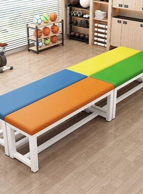 换凳YVX长条沙发凳身软包可简鞋约坐浴室健房客厅卫生间舞蹈室