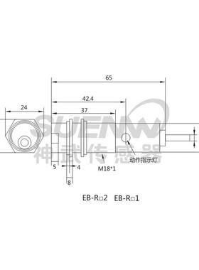EBB-R11红板外线反光反射M1R8光电EB见描述-31传感器E-R61EB-R81