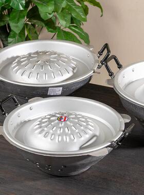 式烤肉炉户外铝合泰金烧烤炉碳烧烤盘形烤店圆火锅QQS店家用桌面