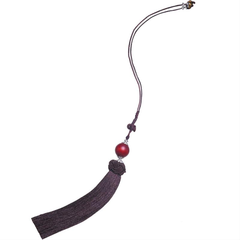 葫结芦挂件挂件文万柄中结配挂件国流HWK苏件装饰高档车礼品车挂