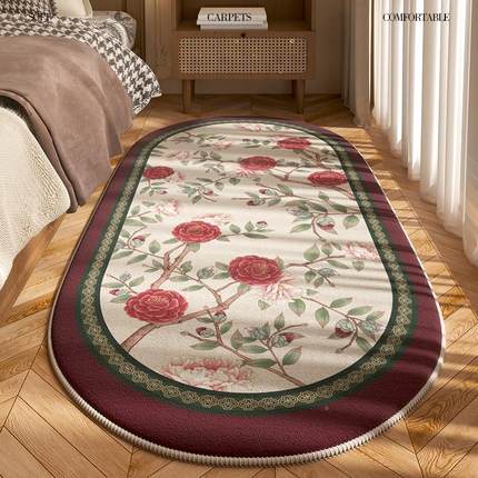 12315_TP古室地毯复卧室床边地毯垫厅地毯房间中客古风床边毯小地