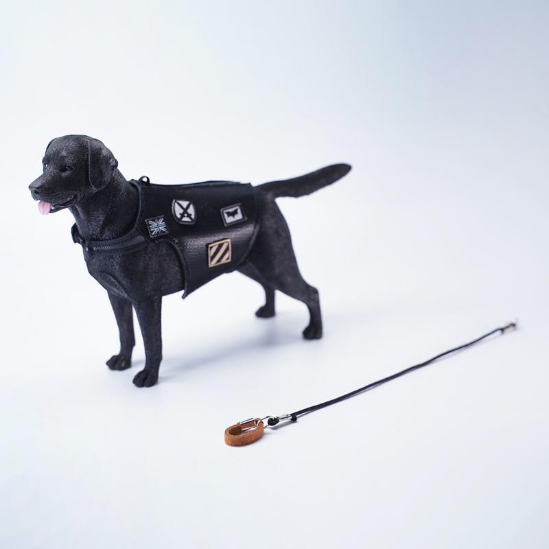 热JXK1/6布拉车多拉犬宠物狗仿真模型动物M072载摆件树销脂工艺品