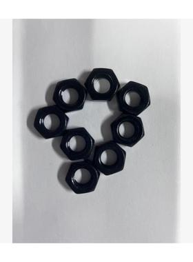 细KDR六角薄螺牙母I936薄六角螺母DM10*1.0N镀黑锌