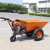 山地工程推运货汽油翻斗车地运输小912车手掀斗汽油翻斗工车