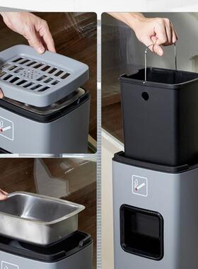 户外不锈圾钢灰柱烟头集筒烟蒂柱垃桶F97698S8立烟式酒店收大堂灭