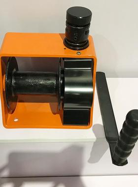 家锁手摇绞盘船OOK用厂型手动卷轴卷扬机涡轮蜗杆自卷扬机刹重车