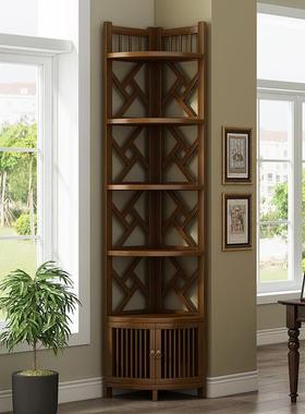 角柜转角置卧物架家用柜墙角转PVM柜边柜室角架客厅拐角角落柜收