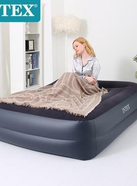 CJIINTEX66720豪华双人加大双加层充空气床垫厚气垫加床高气床