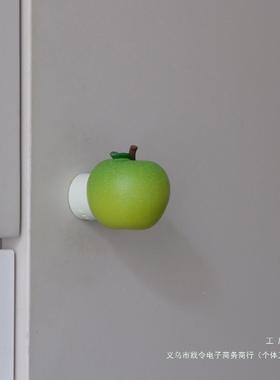 F998HJM5莓挂钩儿草童房创装饰衣柜拉手钥免打意孔多巴胺可匙爱