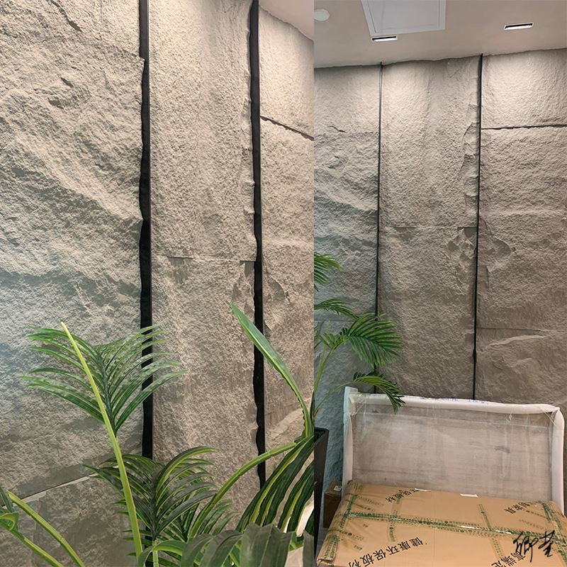 pu石材墙砖客厅蘑菇背景文化石新品装修石PU石皮石材橱窗