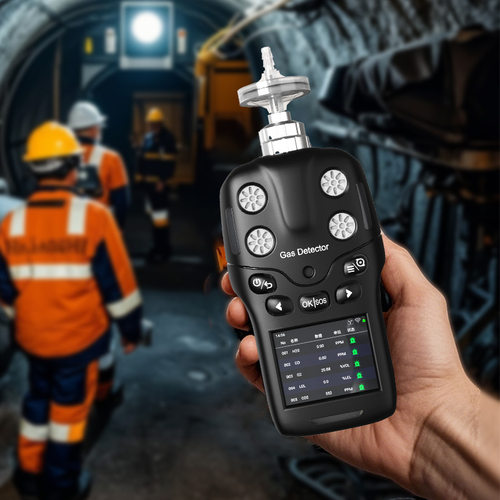 泵吸式EX/O2/CO/H2S四合一气体检测仪VOC/TVOC/PID气体探测器