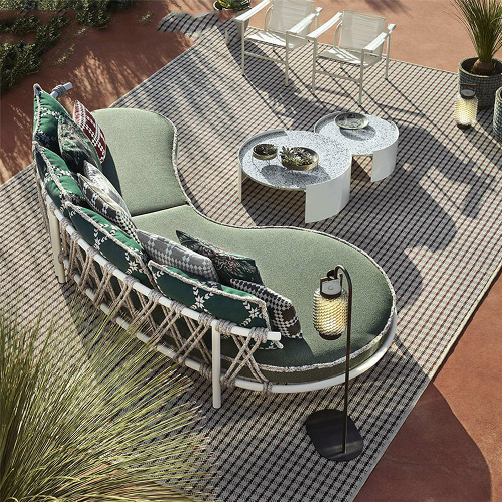 北欧户外沙发庭院阳光房阳台休闲酒店别墅室外弧形藤椅编组合家具,住宅家具,户外沙发,淘宝优惠券,粉丝福利购,淘宝优惠卷