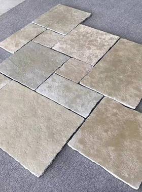 文石地庭院广场地铺莱石室外铺黑色地砖花园仿古姆石化庭院YOF铺