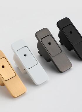 TJI隐形磁力自动木门子插母门暗插门栓一门按即开折叠销锁销三七