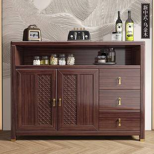 新中实餐边柜靠墙门厅入户玄式 木柜关柜餐厅茶水酒柜储物柜SRX002