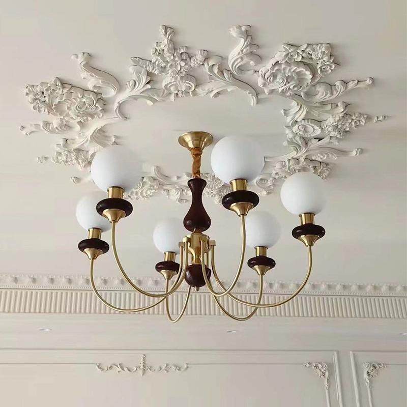 法中古风室实木卧餐厅魔豆吊灯美式式古客561厅书房南洋衣帽间复,家装灯饰光源,智能吊灯,淘宝优惠券,粉丝福利购,淘宝优惠卷