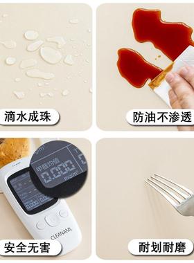 酒店桌布防油圆桌圆形感饭式防店纯色水布ZB01245中大圆台桌布