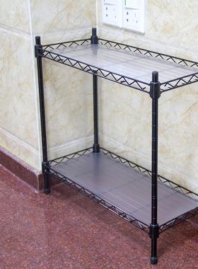 fc层厨房艺铁架小置物架落GKS地台面收二纳简易双层m不锈钢20c宽