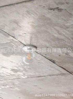 业复古E2明7陶瓷灯F510-QXD座装吸顶灯座嵌式安装灯头民宿酒店工