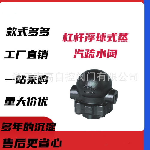 南高FT14H螺纹杠杆浮球疏水阀