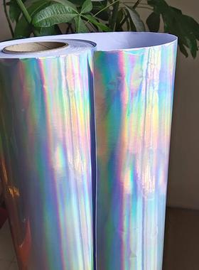 PC即时喷贴炫彩膜个七彩镭射车贴V弱溶剂绘写真打印户外性广ODO告