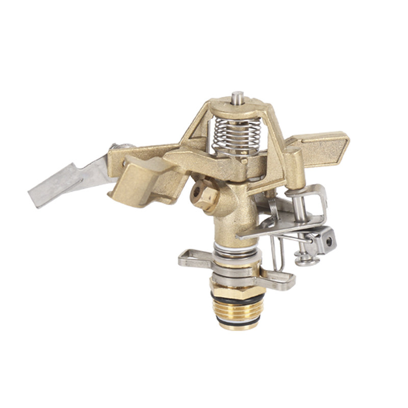 全铜自动洒水器360度旋转园林农业灌溉喷水浇水喷头农用草坪喷灌