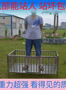 不锈钢鸡笼家用大号特大双层养殖笼大型鸡笼子家用室外鹅笼鸭兔养