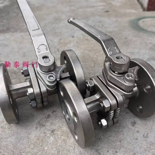 化工部 Q41F 国标机械部 不锈钢全硅溶胶铸造法兰球阀 2205 16P