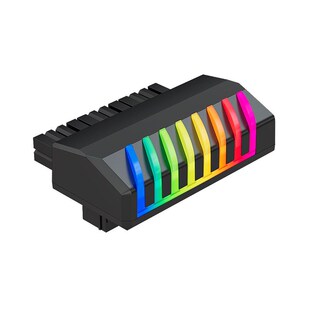 电脑电源主板24pin转接头 ARGB发光直角供电转向接头走背线神器