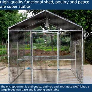鸡舍户用新型温室框架芦丁鸡舍鸽笼鸭舍多功能鸡笼兔笼建设养殖棚