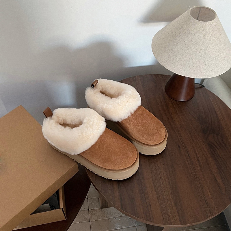 桑坡新款塔茨勒皮毛一体雪地靴女