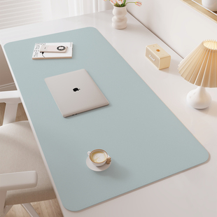 办公电脑桌垫工位桌布超大键盘鼠标垫大号皮革书桌垫子桌面保护垫