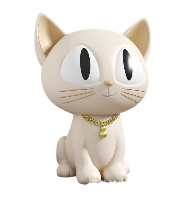 现代简约小猫造型储钱罐摆件