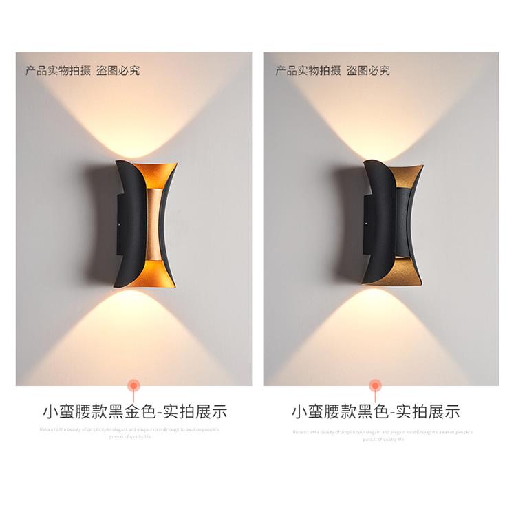 现代床简客约LED璧灯X户外防水led壁灯意酒店创过道楼梯走廊厅头