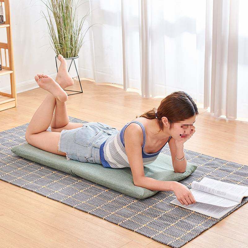 懒人沙发榻沙榻床椅子靠背日式地无品牌/板小发地垫床上折叠椅电