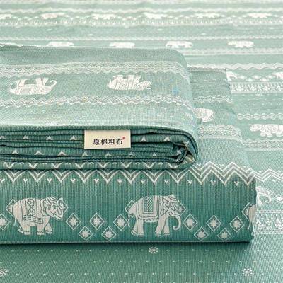 原棉老粗THI床单单布件加厚家纯棉床单三件套用2卧室被单可机洗20