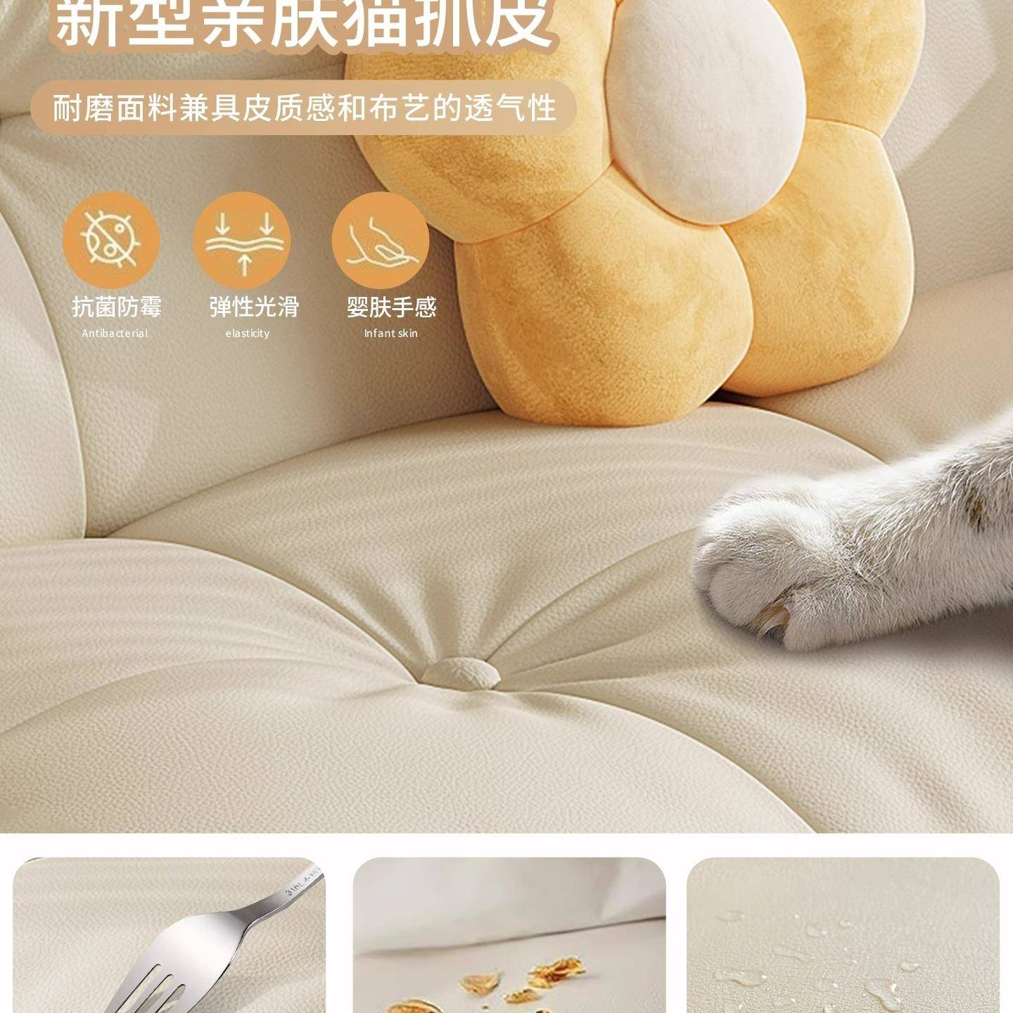沙发沙床折叠两2025新款小户型三客厅双人位出租用ZHB房屋直排一