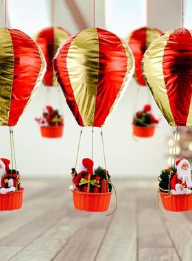 诞圣装饰圣诞的LF-21082饰圣诞老酒人热气球吊顶品圣诞商场店气氛