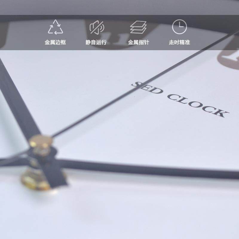 客1寸挂静音钟表厅包邮时尚钟创意数字十二只猫艺术壁钟卧室简约2