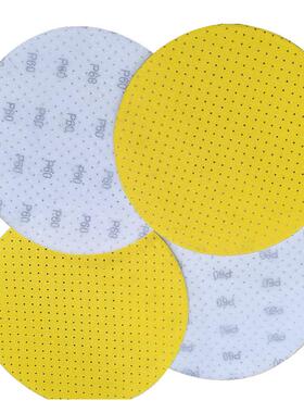 热卖225mm黄色纸多孔白绒刚玉砂墙面拉绒植抛油光EXP漆腻子打磨