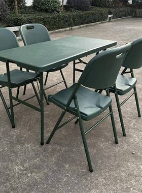 野携外折叠椅和桌子折叠餐桌野战演习折叠桌桌椅指挥作VAL业便椅