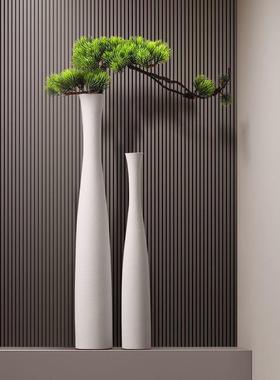 汉美简约拉贝丝花瓶现代玄家AL102399关摆件迎客松客厅瓶居新花中