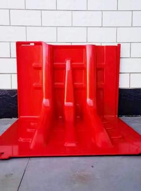 型组合式汛洪板抗洪L救灾抢险隔防水挡68*70.5*板可拆卸式防挡水