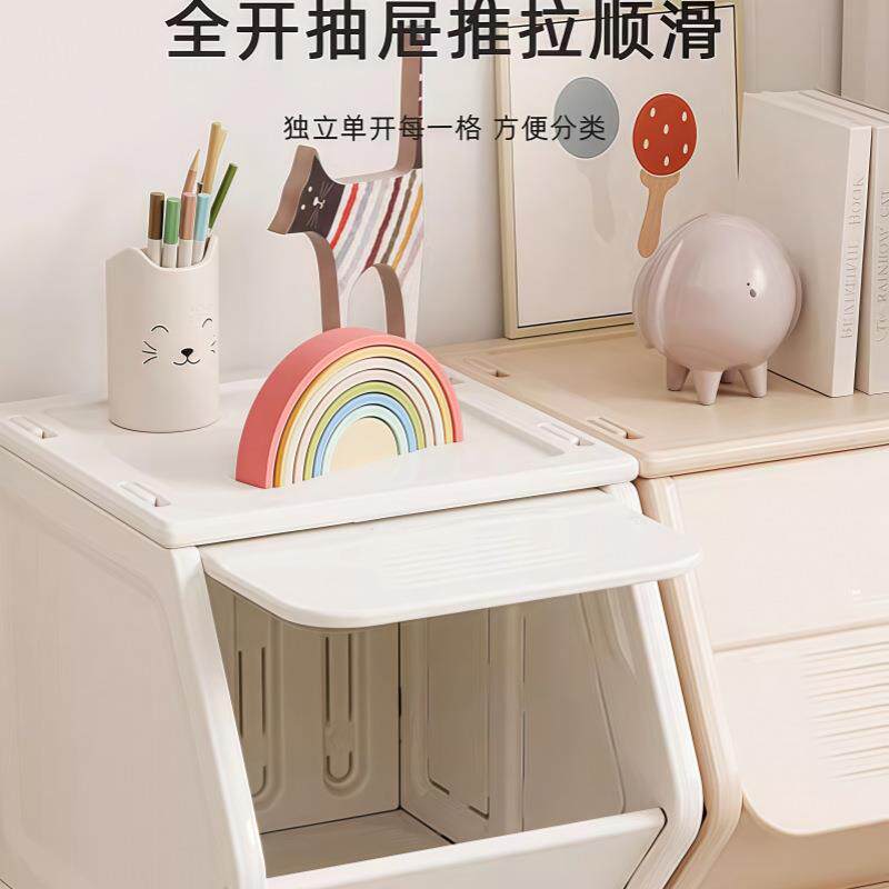 儿无品牌/玩具童储收纳柜物柜宝大宝卧室收纳架置物架容量抽屉柜