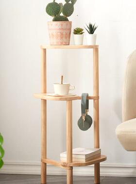 实木置花架盆栽落地物架室内客厅绿植角落多层花OIF架盆阳台花子