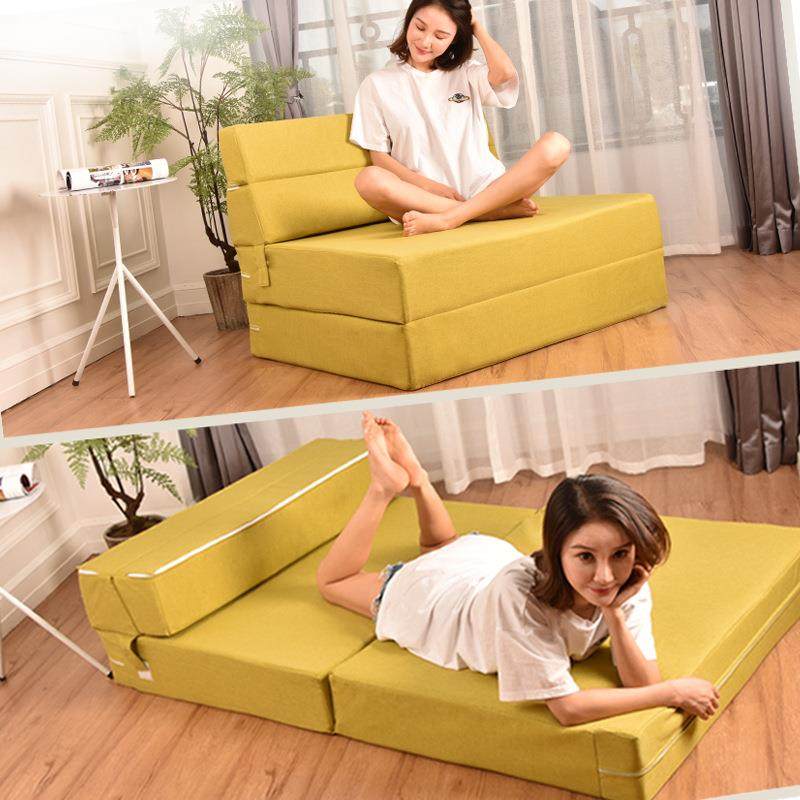 薇思榻懒人沙发海绵组合折FFE椅榻米网红小户床型简叠易沙发卧室